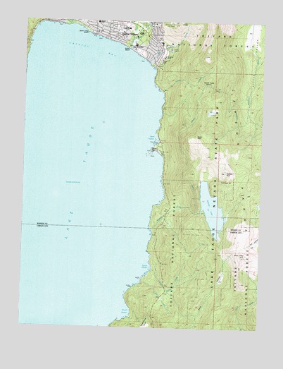Marlette Lake, NV USGS Topographic Map