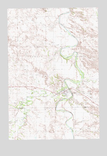 Marmarth, ND USGS Topographic Map