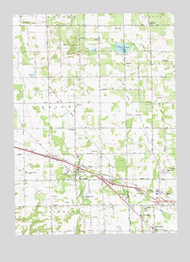 Marne, MI USGS Topographic Map