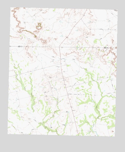 Beal Hollow, TX USGS Topographic Map
