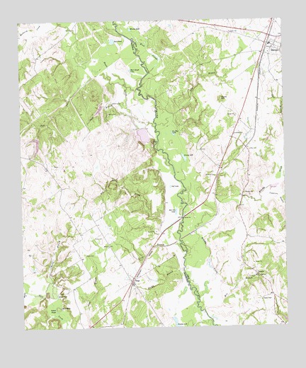Marquez, TX USGS Topographic Map
