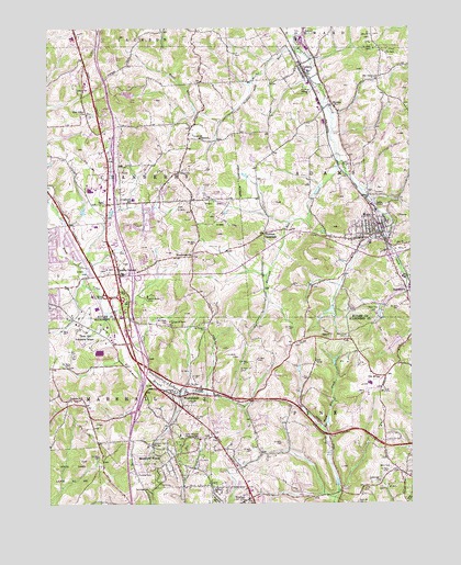 Mars, PA USGS Topographic Map