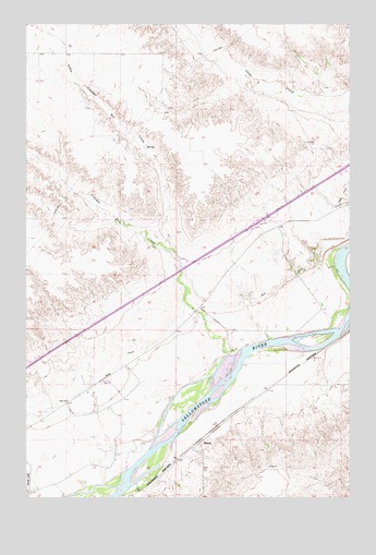 Marsh, MT USGS Topographic Map