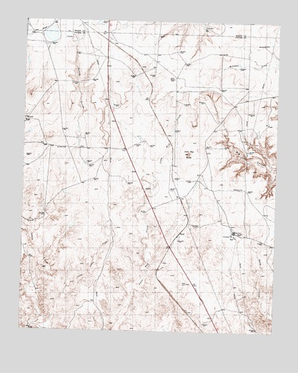 Marsh, TX USGS Topographic Map
