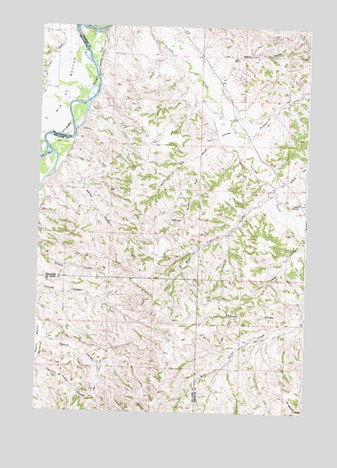 Marsh Coulee, MT USGS Topographic Map