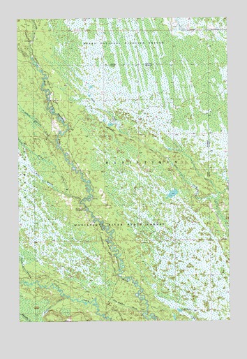 Marsh Creek Pool NW, MI USGS Topographic Map