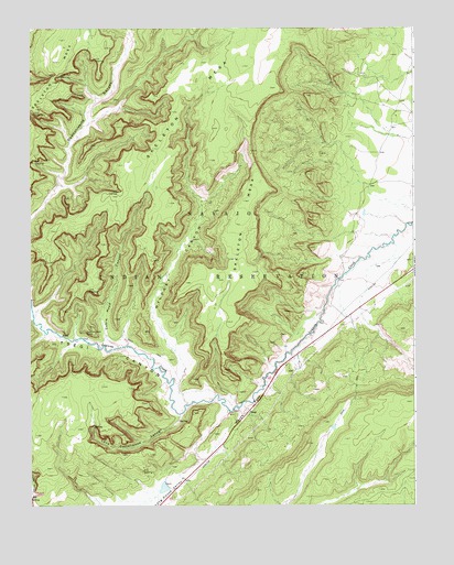 Marsh Pass, AZ USGS Topographic Map