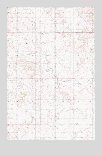 Biem School, MT USGS Topographic Map