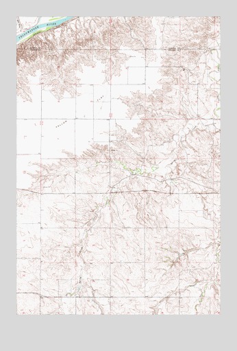 Marsh SW, MT USGS Topographic Map
