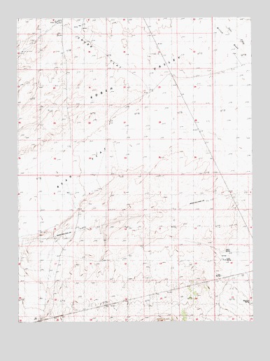 Bean Flat East, NV USGS Topographic Map