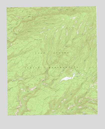 Marshall Butte, AZ USGS Topographic Map