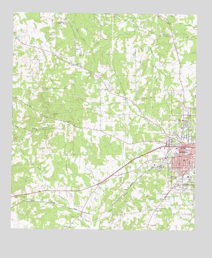 Marshall West, TX USGS Topographic Map