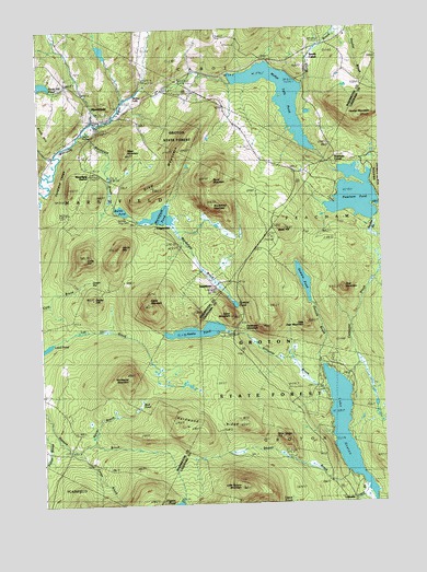 Marshfield, VT USGS Topographic Map