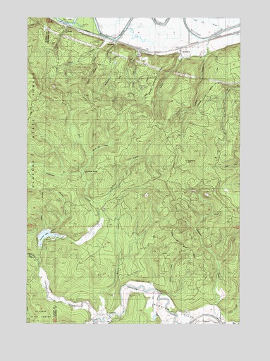 Marshland, OR USGS Topographic Map