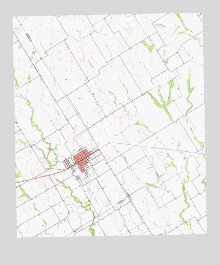 Mart, TX USGS Topographic Map