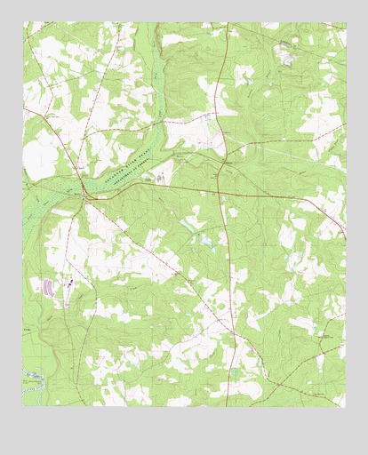 Martin, SC USGS Topographic Map