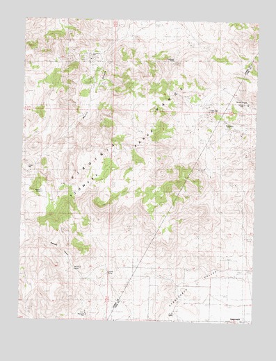 Martin Canyon, NV USGS Topographic Map