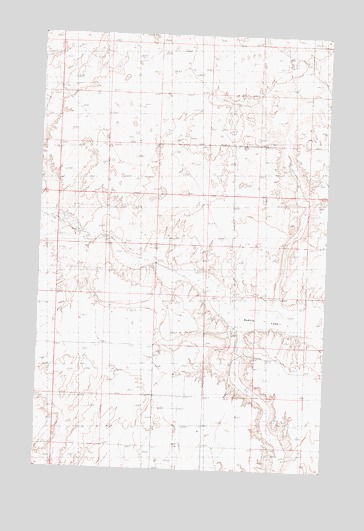 Martin Lake, MT USGS Topographic Map