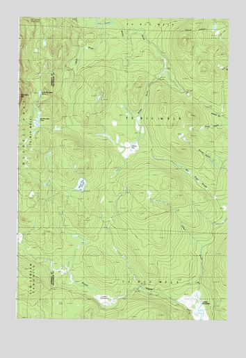 Bean Pot Pond, ME USGS Topographic Map