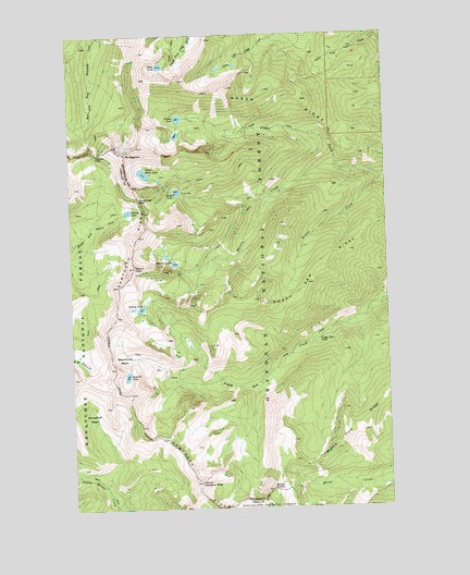 Martin Peak, WA USGS Topographic Map