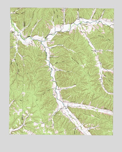 Martins Mills, TN USGS Topographic Map