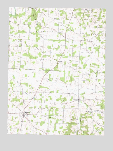 Martinsburg, OH USGS Topographic Map