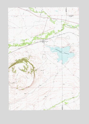 Martinsdale, MT USGS Topographic Map