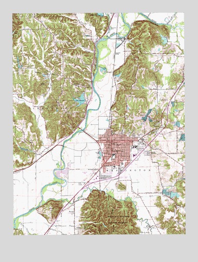 Martinsville, IN USGS Topographic Map