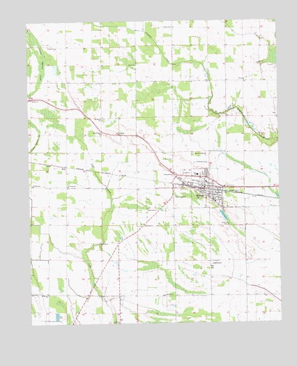 Marvell, AR USGS Topographic Map