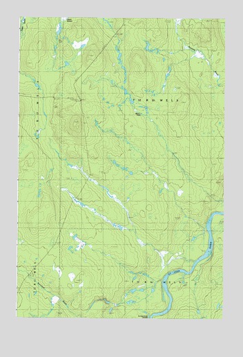 Mary L Pond, ME USGS Topographic Map
