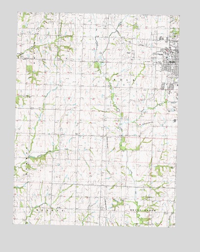 Maryville West, MO USGS Topographic Map