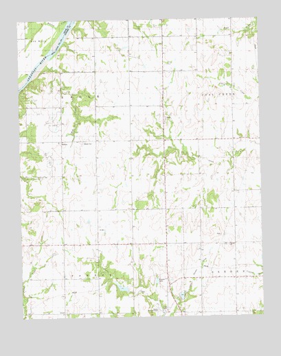 Masham, OK USGS Topographic Map