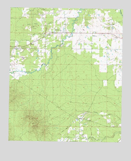 Mashulaville, MS USGS Topographic Map