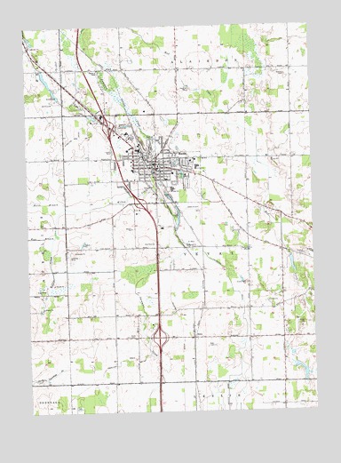 Mason, MI USGS Topographic Map