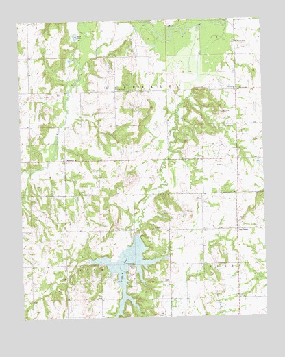 Mason, OK USGS Topographic Map