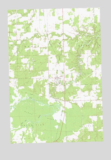 Mason, WI USGS Topographic Map
