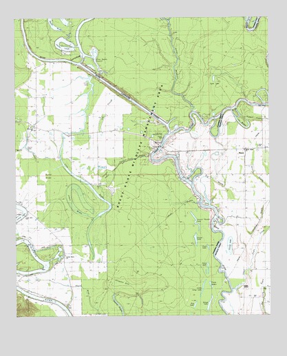 Mason, LA USGS Topographic Map