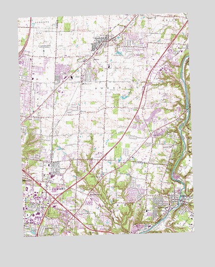 Mason, OH USGS Topographic Map