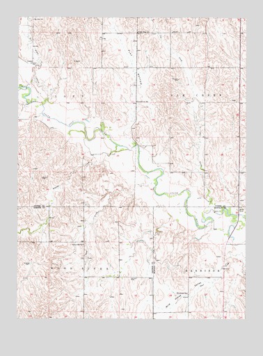 Mason City SW, NE USGS Topographic Map