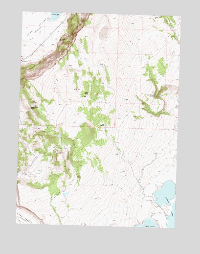 Massacre Lake NW, NV USGS Topographic Map