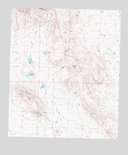 Massacre Peak, NM USGS Topographic Map