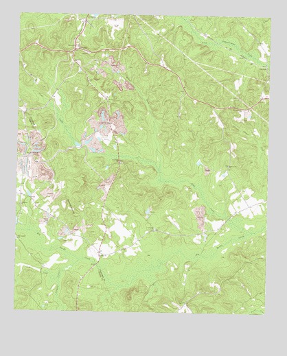 Massey Hill, GA USGS Topographic Map