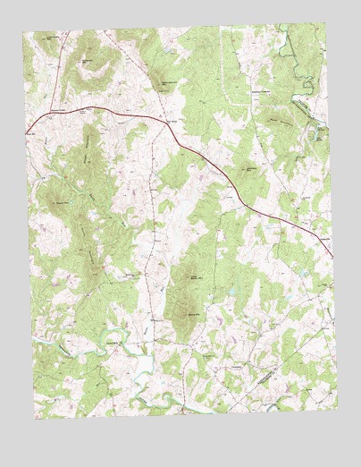 Massies Corner, VA USGS Topographic Map