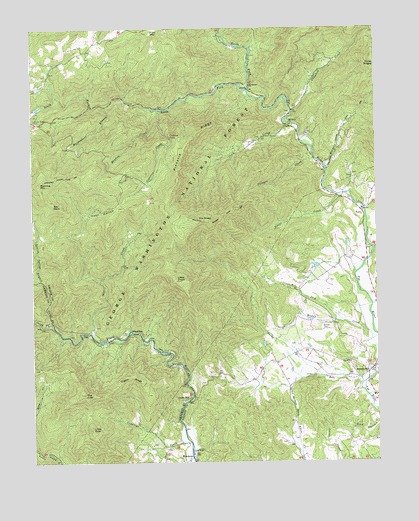 Massies Mill, VA USGS Topographic Map