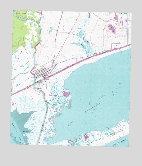 Matagorda, TX USGS Topographic Map