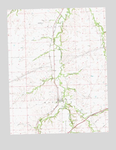 Matfield Green, KS USGS Topographic Map