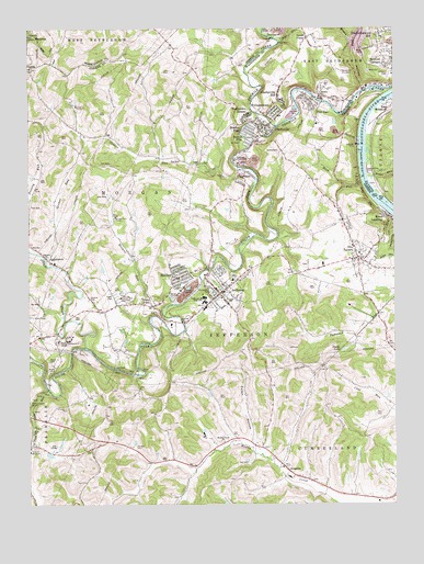 Mather, PA USGS Topographic Map