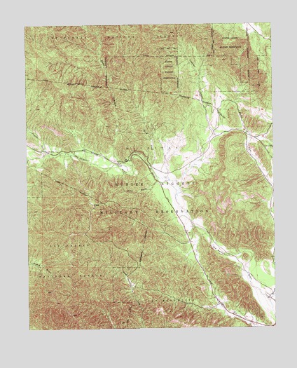 Bear Canyon, CA USGS Topographic Map