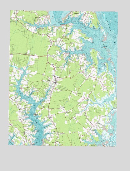 Mathews, VA USGS Topographic Map