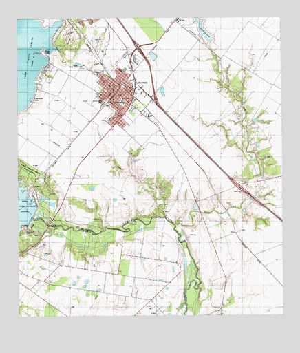 Mathis, TX USGS Topographic Map
